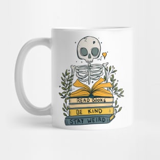 Read books be kind stay weird Mug